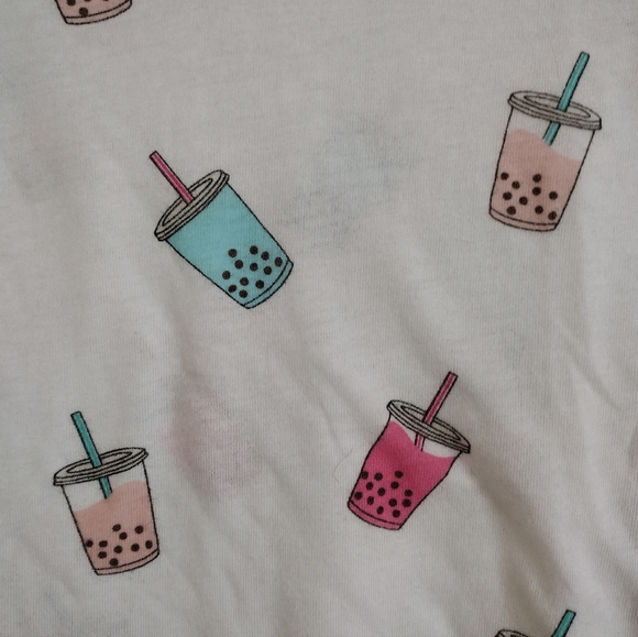 Forever 21 Boba Bubble Tea Graphic T-Shirt Size Large - Picture 3 of 9